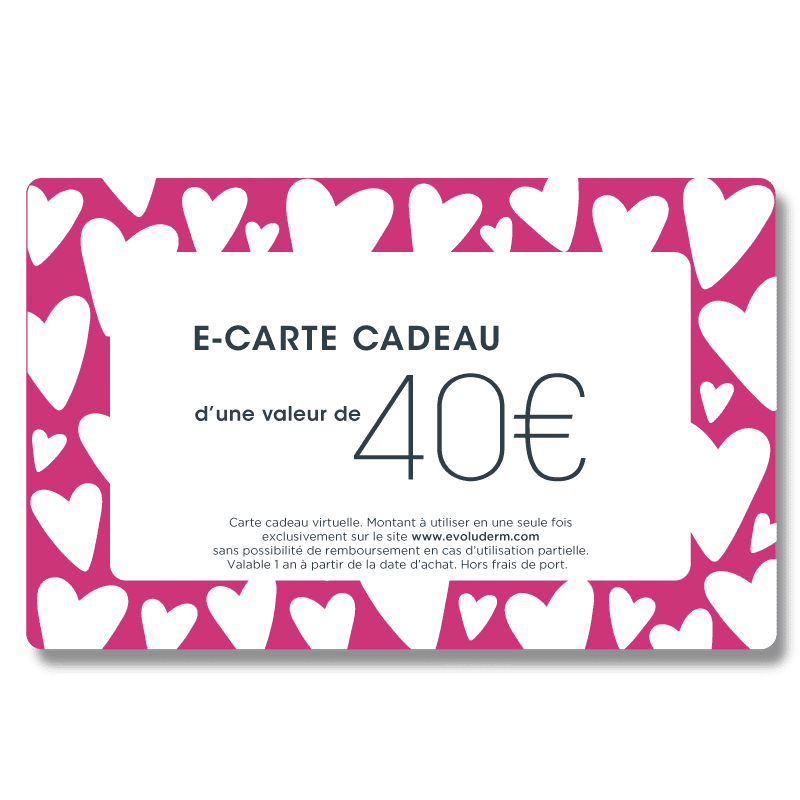 E-carte Cadeau Evoluderm