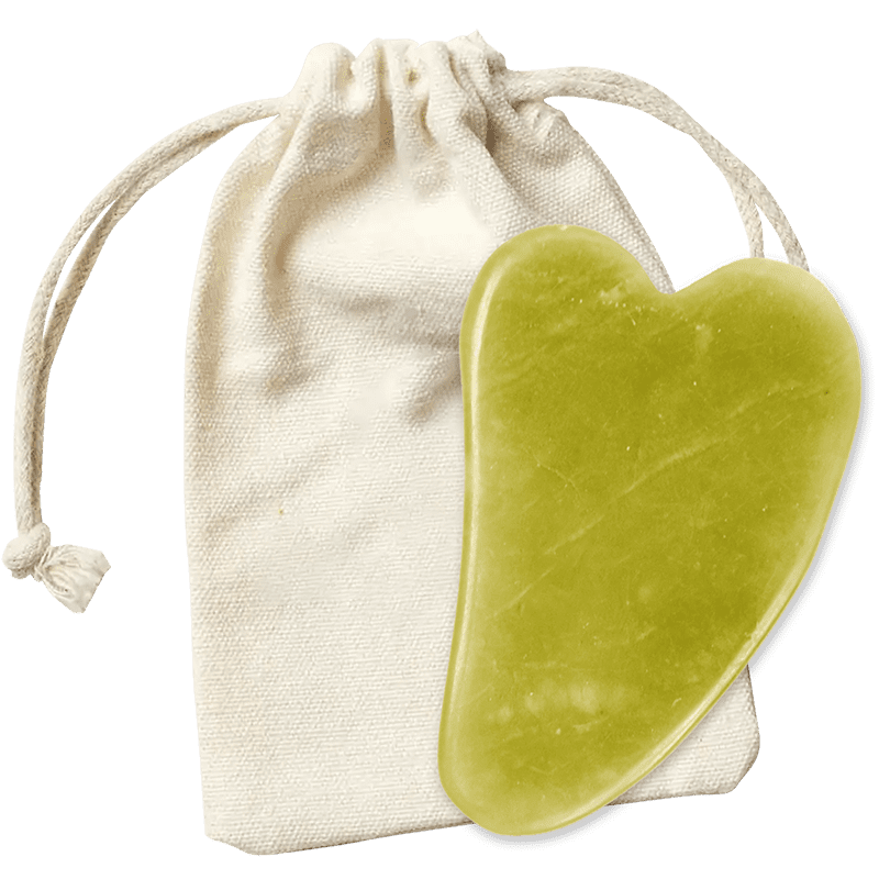 Gua Sha en pierre de Jade