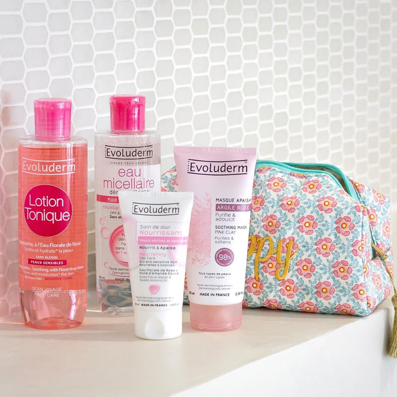 Routine Visage Peaux Sensibles + trousse offerte