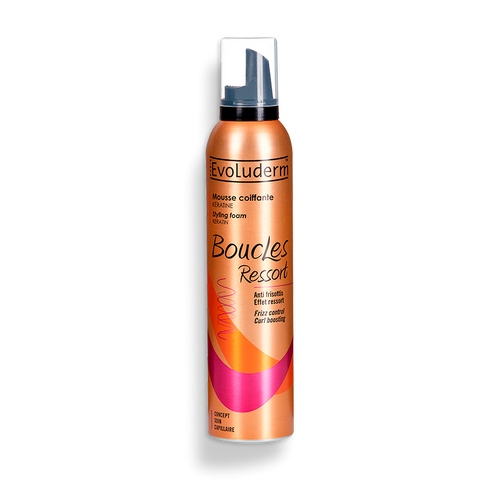 Boucles Ressort Mousse Coiffante Kératine Evoluderm