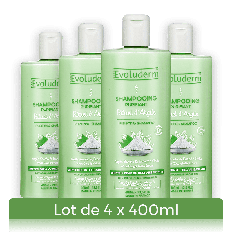 Set of 4 Clay Ritual Purifying Shampoo